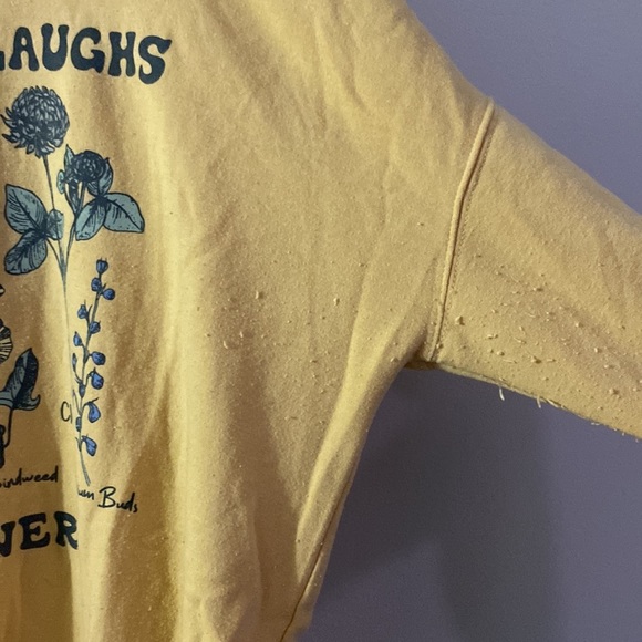 VINTAGE Flower Sweatshirt Size Large PRICE FIRM 💥 - Picture 7 of 8